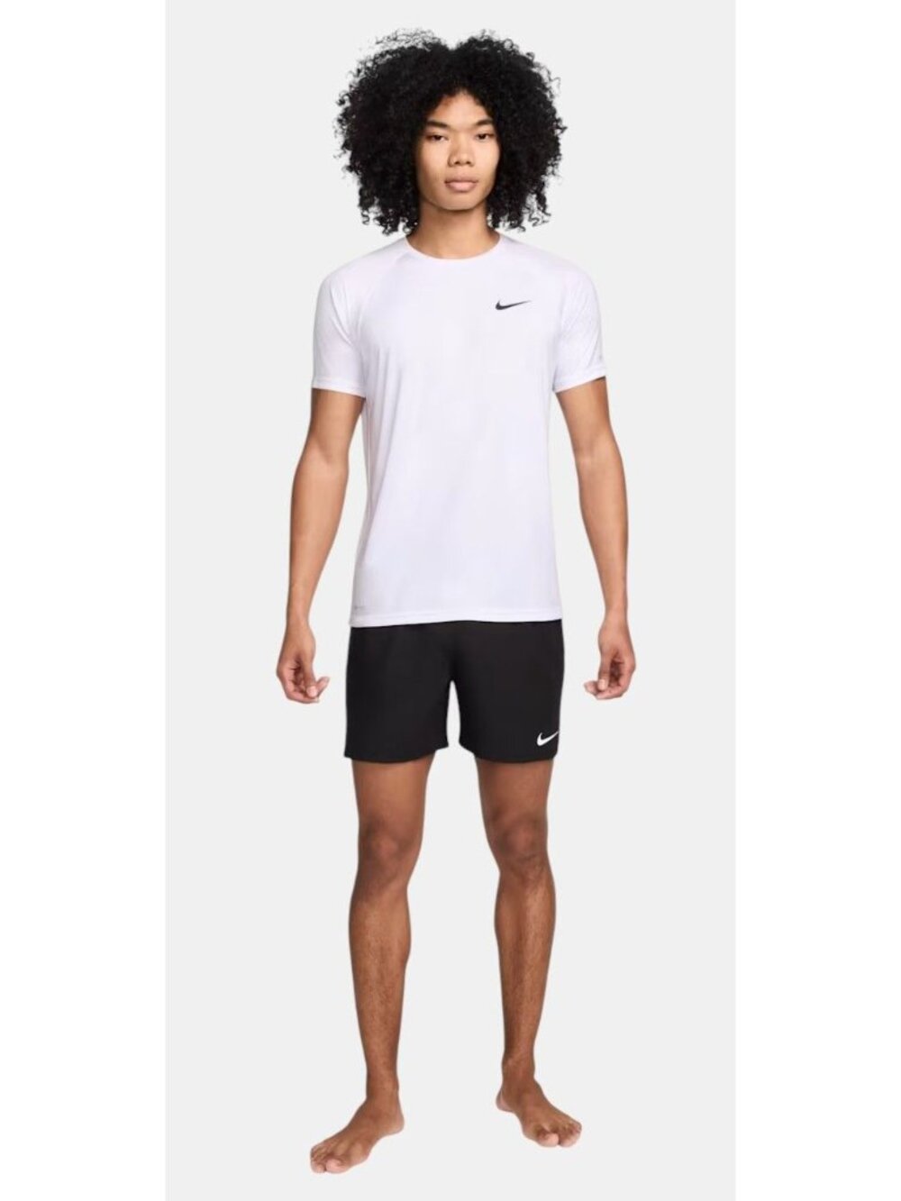Nike Swim Hydroguard Dri-FIT UPF40+ Rash Guard NESSA588-100 Men's XXL NEW w/ Tag - Picture 7 of 9